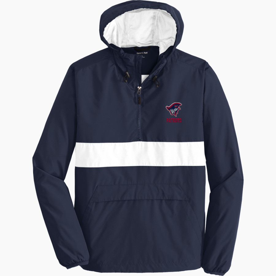 WESTWOOD HIGH SCHOOL PATRIOTS <span class="pdp-name-mascot">WESTWOOD PATRIOTS</span> Sport-Tek Men's PosiCharge Zipped Pocket Anorak