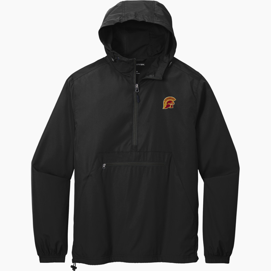 HILLCREST HIGH SCHOOL TROJANS <span class="pdp-name-mascot">Hillcrest High School TROJANS</span> Sport-Tek Men's Packable Anorak