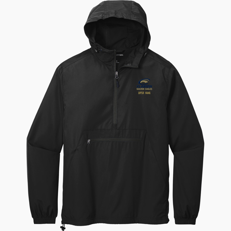 Clarion Golden Eagles <span class="pdp-name-mascot">Clarion - Penn West University Golden Eagles</span> Sport-Tek Men's Packable Anorak