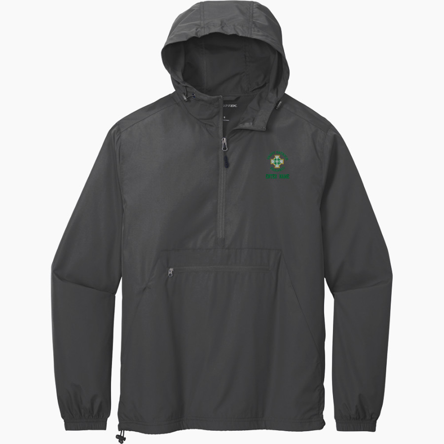 St. Patrick Fightin' Irish Sport-Tek Men's Packable Anorak