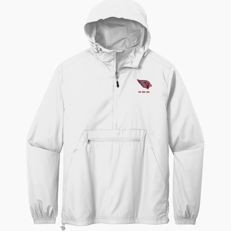 Pine Grove Area Cardinals <span class="pdp-name-mascot">Pine Grove Area Cardinals</span> Sport-Tek Men's Packable Anorak