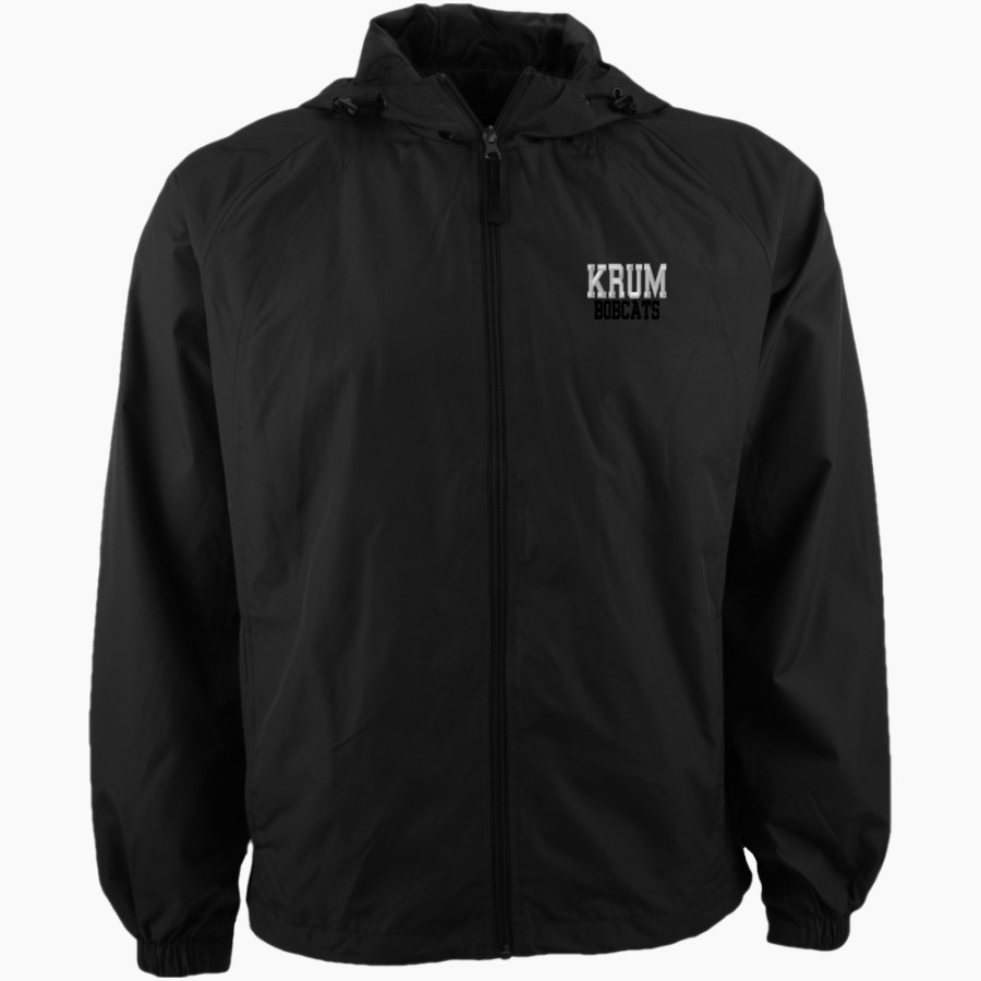 KRUM HIGH SCHOOL BOBCATS <span class="pdp-name-mascot">KRUM BOBCATS</span> Sport-Tek Men's Hooded Raglan Jacket