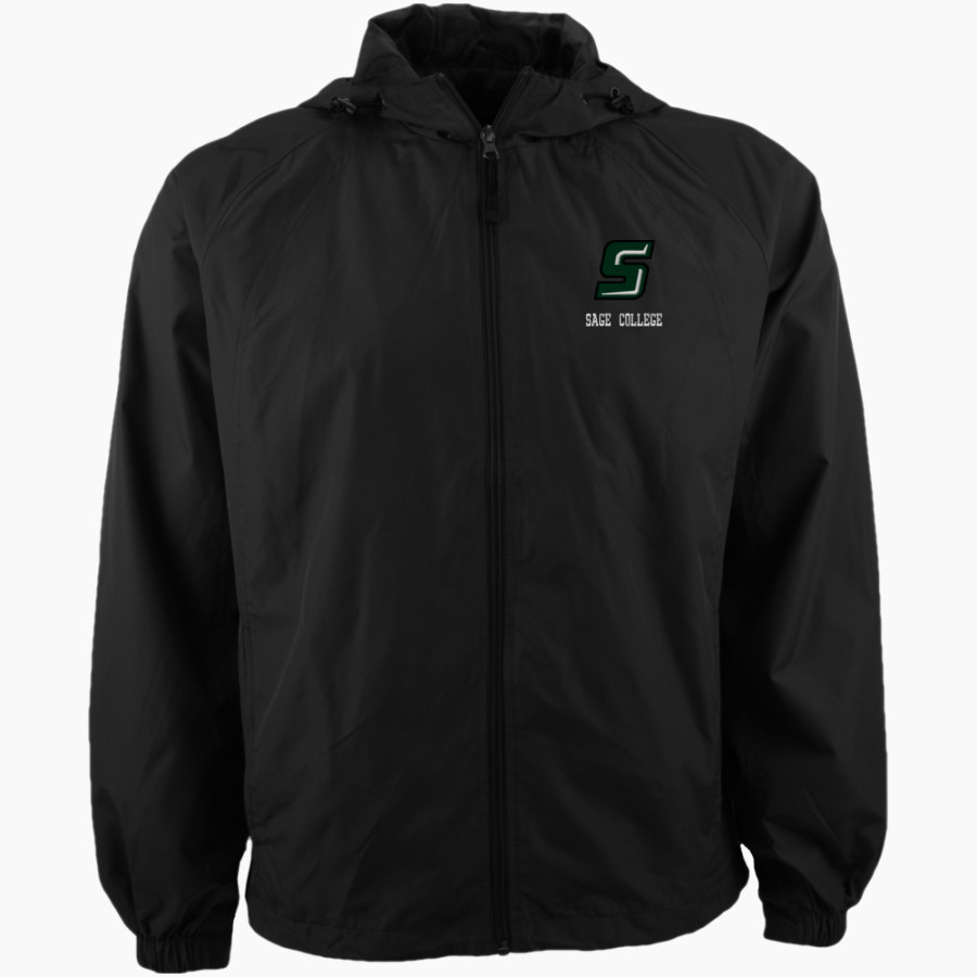 Russell Sage College Gators Online Store <span class="pdp-name-mascot">Sage College Gators</span> Sport-Tek Men's Hooded Raglan Jacket
