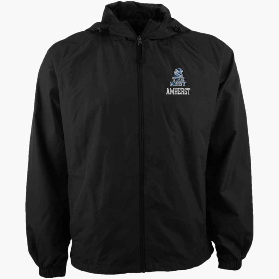 AMHERST HIGH SCHOOL FALCONS <span class="pdp-name-mascot">AMHERST FALCONS</span> Sport-Tek Men's Hooded Raglan Jacket
