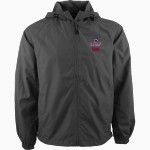 Bluefield University Sideline Store <span class="pdp-name-mascot">Bluefield University</span> Sport-Tek Men's Hooded Raglan Jacket Front Thumbnail