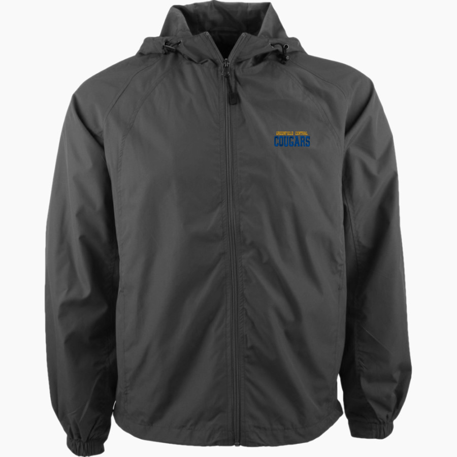 Greenfield Central Cougars Online Store <span class="pdp-name-mascot">Greenfield-Central Cougars</span> Sport-Tek Men's Hooded Raglan Jacket