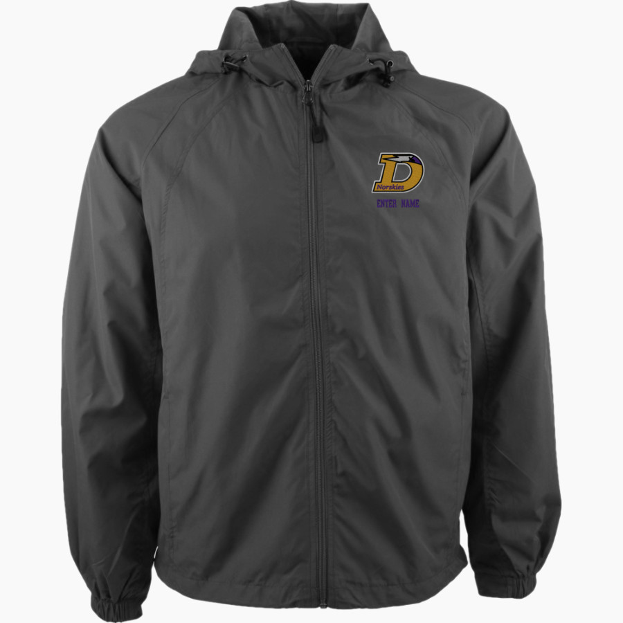 DEFOREST HIGH SCHOOL NORSKIES Sport-Tek Men's Hooded Raglan Jacket