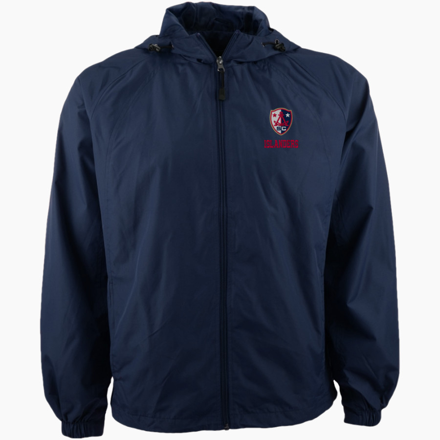 Alameda Soccer Club Islanders <span class="pdp-name-mascot">Alameda Soccer Club Islanders</span> Sport-Tek Men's Hooded Raglan Jacket