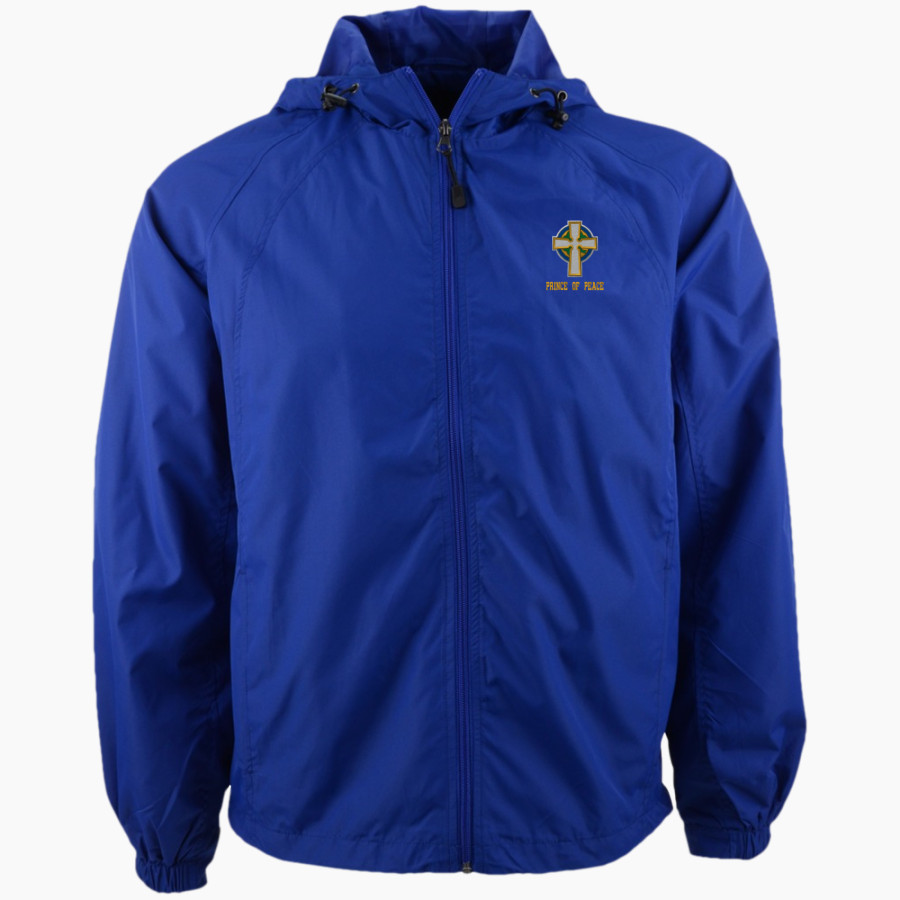 PRINCE OF PEACE IRISH <span class="pdp-name-mascot">PRINCE OF PEACE PREP IRISH</span> Sport-Tek Men's Hooded Raglan Jacket
