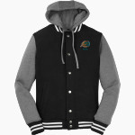 Eastmark Firebirds The Online Store <span class="pdp-name-mascot">Eastmark Firebirds</span> Sport-Tek Men's Insulated Hooded Letterman Jacket Front Thumbnail