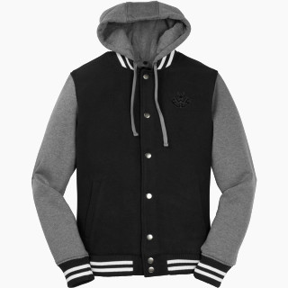 Sport-Tek Men's Insulated Hooded Letterman Jacket