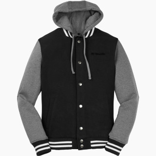 Sport-Tek Men's Insulated Hooded Letterman Jacket