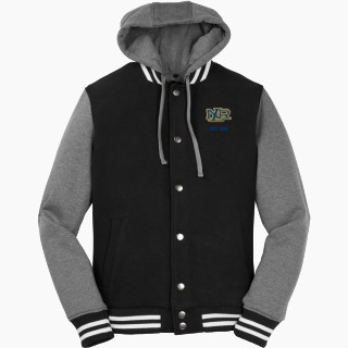 Sport-Tek Men's Insulated Hooded Letterman Jacket