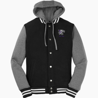 Sport-Tek Men's Insulated Hooded Letterman Jacket