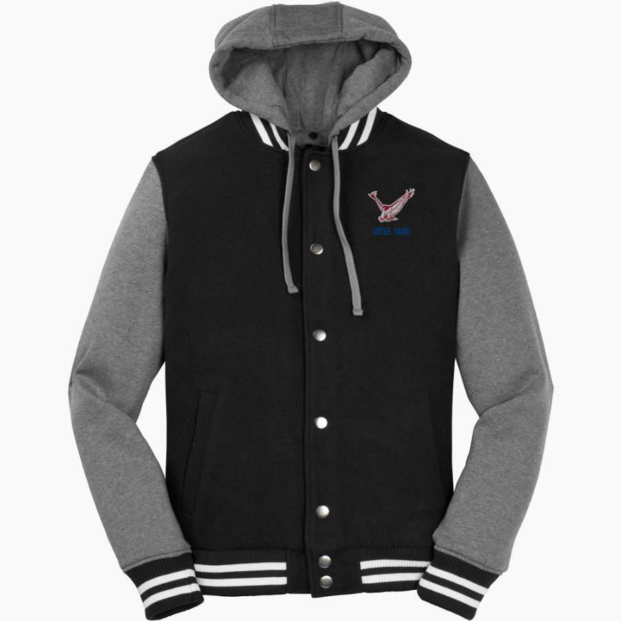 Tamalpais Hawks <span class="pdp-name-mascot">Tamalpais High School Hawks</span> Sport-Tek Men's Insulated Hooded Letterman Jacket
