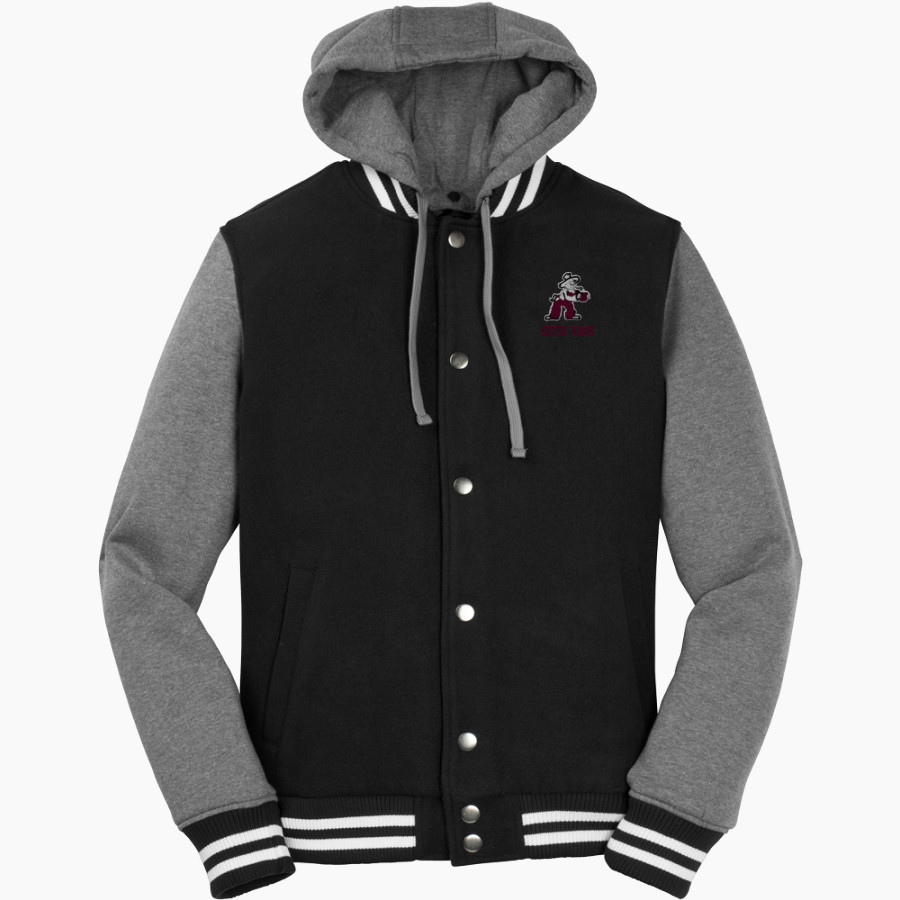 COBDEN HIGH SCHOOL APPLEKNOCKERS <span class="pdp-name-mascot">COBDEN APPLEKNOCKERS</span> Sport-Tek Men's Insulated Hooded Letterman Jacket