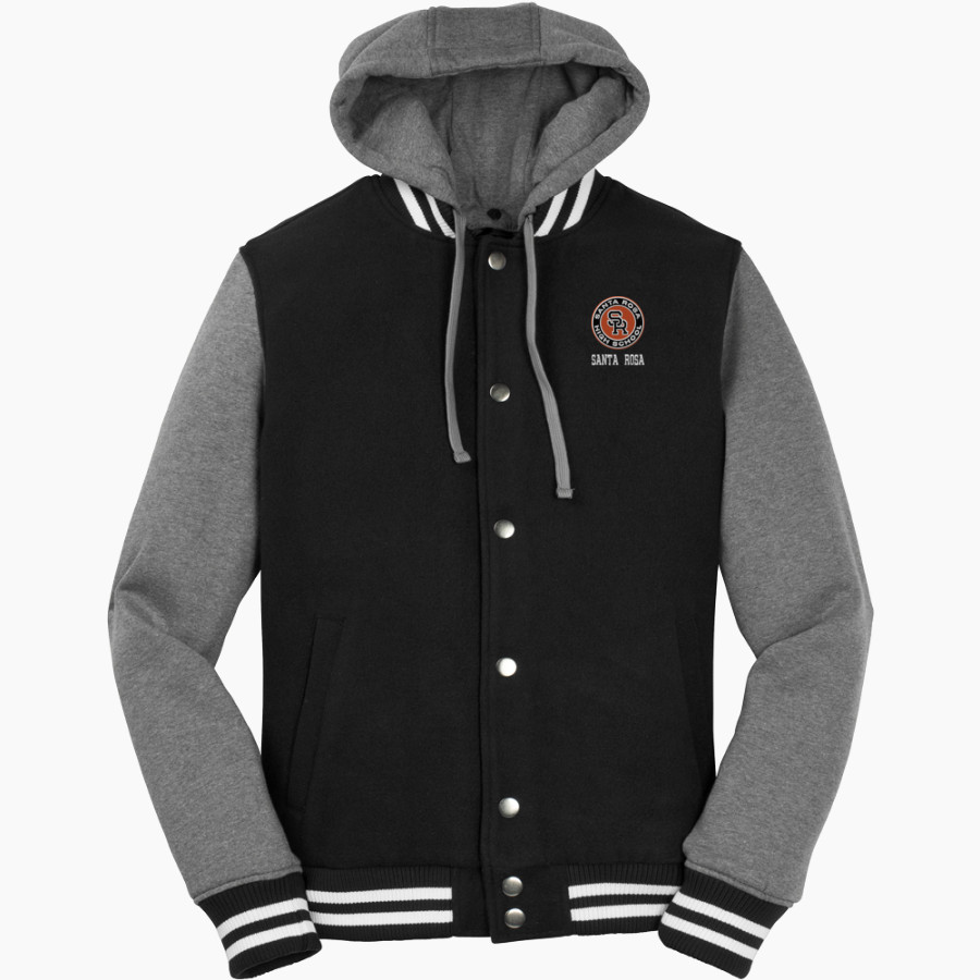 Santa Rosa Panthers <span class="pdp-name-mascot">Santa Rosa Pathers</span> Sport-Tek Men's Insulated Hooded Letterman Jacket