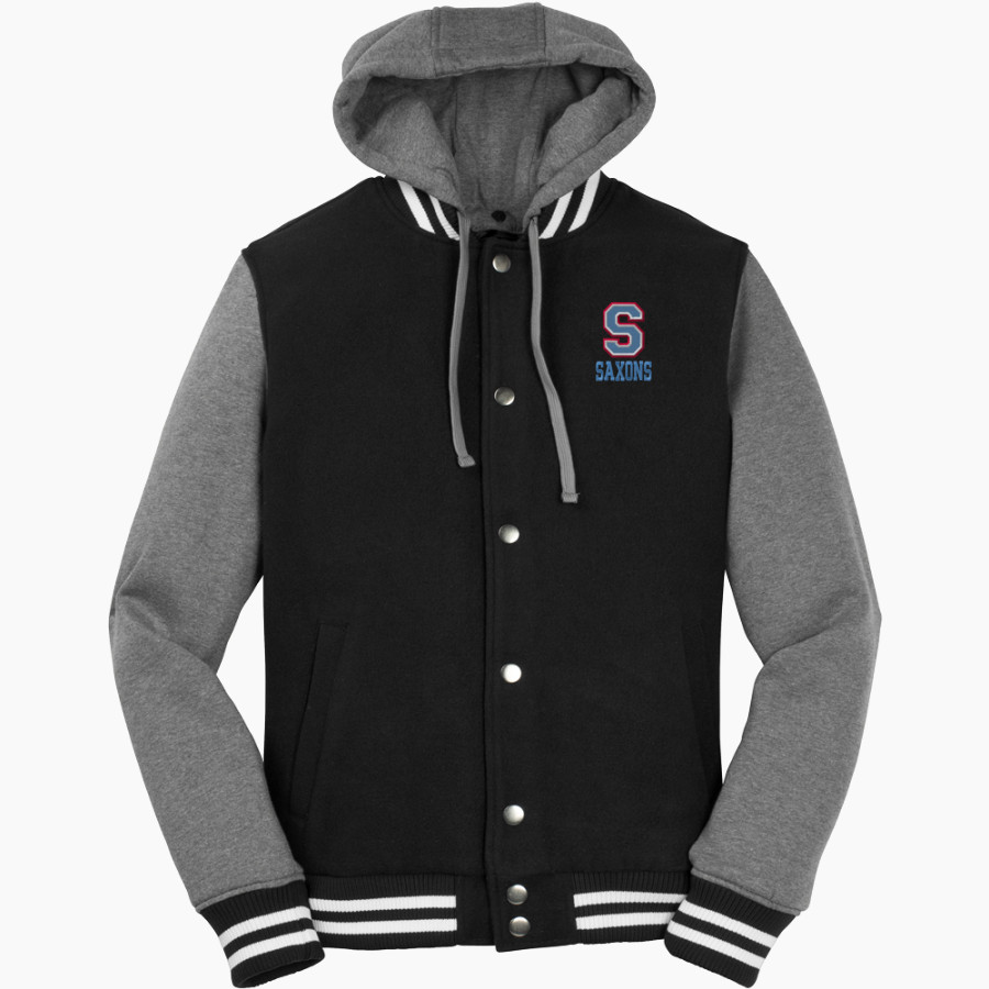 SOUTH SALEM HIGH SCHOOL SAXONS <span class="pdp-name-mascot">SOUTH SALEM SAXONS</span> Sport-Tek Men's Insulated Hooded Letterman Jacket