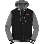 Lockwood Lions <span class="pdp-name-mascot">Lockwood Lions</span> Sport-Tek Men's Insulated Hooded Letterman Jacket Front Thumbnail