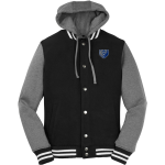 Bartram Trail Bears <span class="pdp-name-mascot">Bartram Trail Bears</span> Sport-Tek Men's Insulated Hooded Letterman Jacket Front Thumbnail