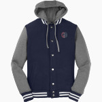 Germantown Academy Patriots <span class="pdp-name-mascot">Germantown Academy Patriots</span> Sport-Tek Men's Insulated Hooded Letterman Jacket Front Thumbnail