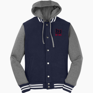 Sport-Tek Men's Insulated Hooded Letterman Jacket