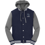 Columbia Cougars <span class="pdp-name-mascot">Columbia Cougars</span> Sport-Tek Men's Insulated Hooded Letterman Jacket Front Thumbnail