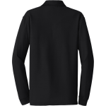 MANHEIM TOWNSHIP HIGH SCHOOL BLUE STREAKS <span class="pdp-name-mascot">MANHEIM TOWNSHIP BLUE STREAKS</span> Port Authority Men's Long Sleeve Core Classic Pique Polo Back Thumbnail