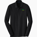 Burger Royal Comets Port Authority Men's Long Sleeve Core Classic Pique Polo Front Thumbnail