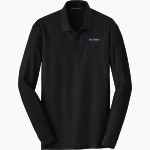 Zion Lutheran School Panthers Port Authority Men's Long Sleeve Core Classic Pique Polo Front Thumbnail