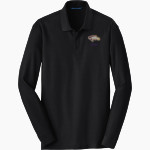 MEADOWBROOK ACADEMY MUSTANGS Port Authority Men's Long Sleeve Core Classic Pique Polo Front Thumbnail