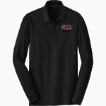 WILMOT UNION HIGH SCHOOL PANTHERS <span class="pdp-name-mascot">WILMOT PANTHERS</span> Port Authority Men's Long Sleeve Core Classic Pique Polo Front Thumbnail