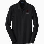 Jupiter Christian Eagles Port Authority Men's Long Sleeve Core Classic Pique Polo Front Thumbnail