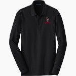 Pope Francis Cardinals Port Authority Men's Long Sleeve Core Classic Pique Polo Front Thumbnail