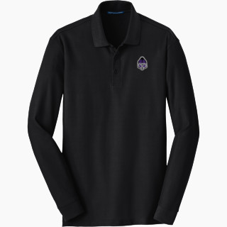 Port Authority Men's Long Sleeve Core Classic Pique Polo
