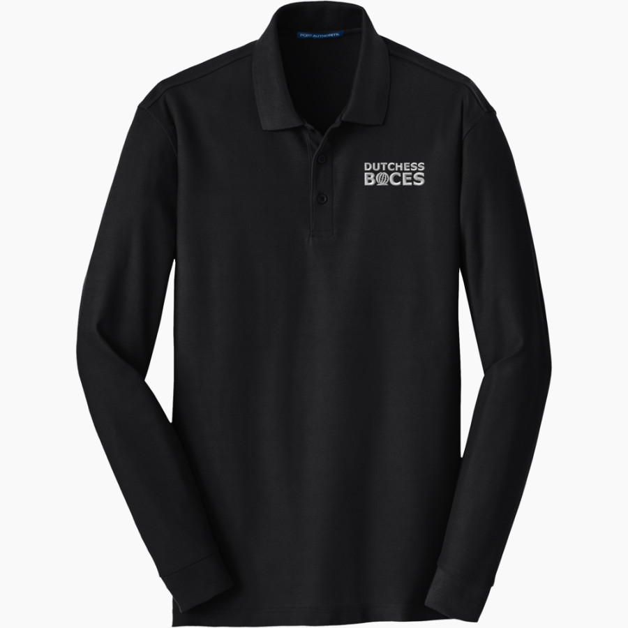 Dutchess BOCES <span class="pdp-name-mascot">Dutchess County BOCES</span> Port Authority Men's Long Sleeve Core Classic Pique Polo