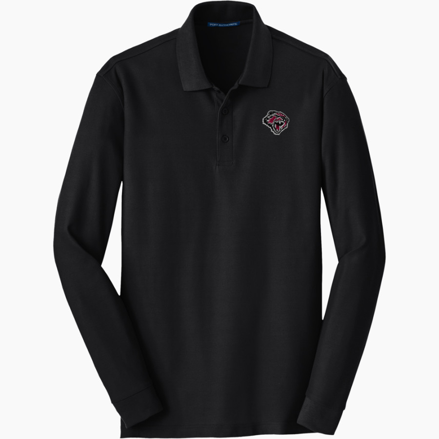 MAYSVILLE R-1 SCHOOL DISTRICT WOLVERINES <span class="pdp-name-mascot">MAYSVILLE R-1 DISTRICT WOLVERINES</span> Port Authority Men's Long Sleeve Core Classic Pique Polo