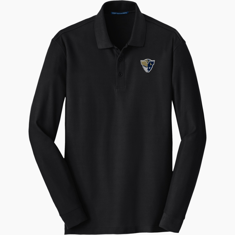 LEXINGTON HIGH SCHOOL MINUTEMEN <span class="pdp-name-mascot">LEXINGTON MINUTEMEN</span> Port Authority Men's Long Sleeve Core Classic Pique Polo