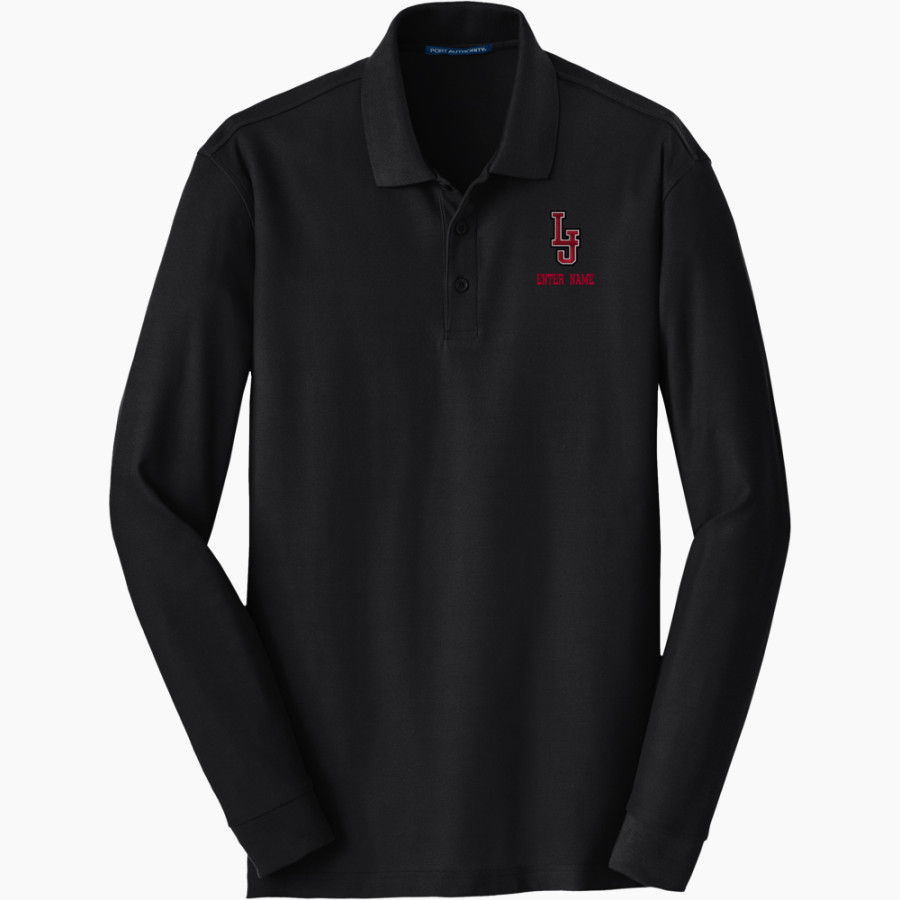 La Jolla Vikings Port Authority Men's Long Sleeve Core Classic Pique Polo