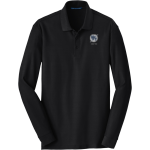 MANHEIM TOWNSHIP HIGH SCHOOL BLUE STREAKS <span class="pdp-name-mascot">MANHEIM TOWNSHIP BLUE STREAKS</span> Port Authority Men's Long Sleeve Core Classic Pique Polo Front Thumbnail