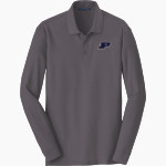 Perry Pumas Port Authority Men's Long Sleeve Core Classic Pique Polo Front Thumbnail