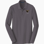 Kell Longhorns <span class="pdp-name-mascot">Kell Longhorns</span> Port Authority Men's Long Sleeve Core Classic Pique Polo Front Thumbnail