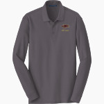 Scotts Valley Falcons Port Authority Men's Long Sleeve Core Classic Pique Polo Front Thumbnail