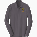 Worth Rams Port Authority Men's Long Sleeve Core Classic Pique Polo Front Thumbnail