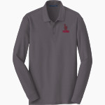 La Jolla Vikings Port Authority Men's Long Sleeve Core Classic Pique Polo Front Thumbnail