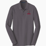 Pope Francis Cardinals <span class="pdp-name-mascot">Pope Francis Cardinals</span> Port Authority Men's Long Sleeve Core Classic Pique Polo Front Thumbnail
