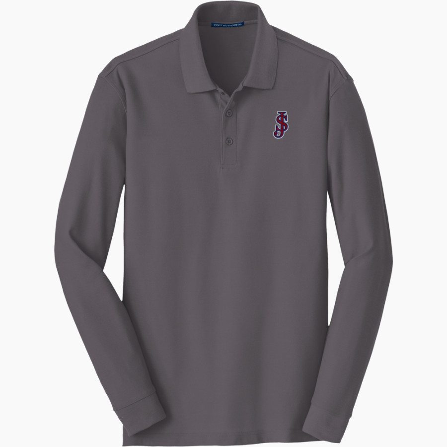 John Swett High School Online Apparel Store Port Authority Men's Long Sleeve Core Classic Pique Polo