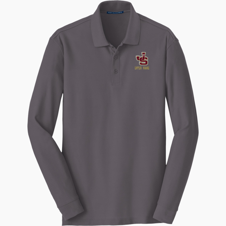JSERRA CATHOLIC HIGH SCHOOL LIONS <span class="pdp-name-mascot">J SERRA LIONS</span> Port Authority Men's Long Sleeve Core Classic Pique Polo