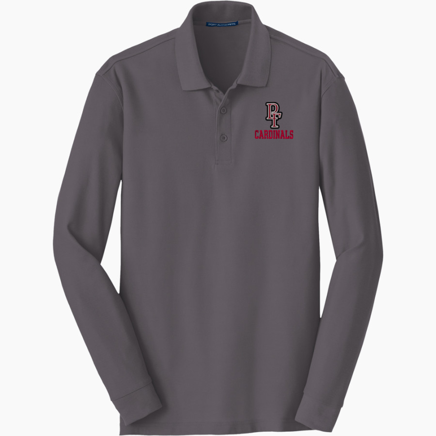 Pope Francis Cardinals <span class="pdp-name-mascot">Pope Francis Cardinals</span> Port Authority Men's Long Sleeve Core Classic Pique Polo