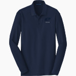 Cape Cod Academy Seahawks Port Authority Men's Long Sleeve Core Classic Pique Polo Front Thumbnail